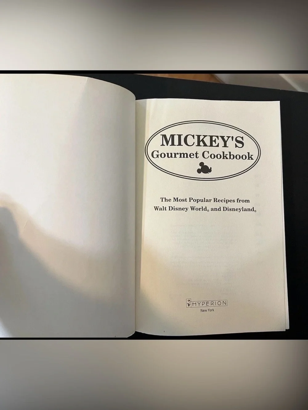 Vintage Disney Recipe Book Mickey’s Gourmet Cookbook 1994 First Edition